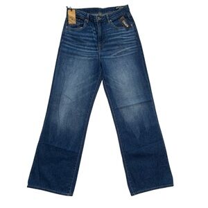 NWT Buffalo David Bitton Size 30 (30x32) Wide Leg High Rise Addie Jeans